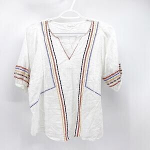 ACOS&A peasant top balloon sleeve oversized boxy summer beach vacation